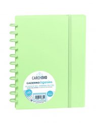 Caderno Inteligente A4, Cor Verde Pastel- Carchivo