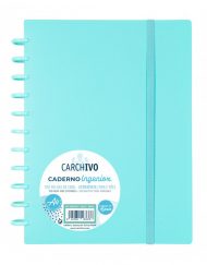 Caderno Inteligente A4, Cor Menta Pastel- Carchivo