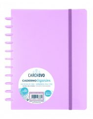 Caderno Inteligente A4, Cor Roxo Pastel- Carchivo