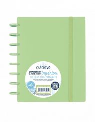 Caderno Inteligente A5, Cor Verde Pastel - Carchivo