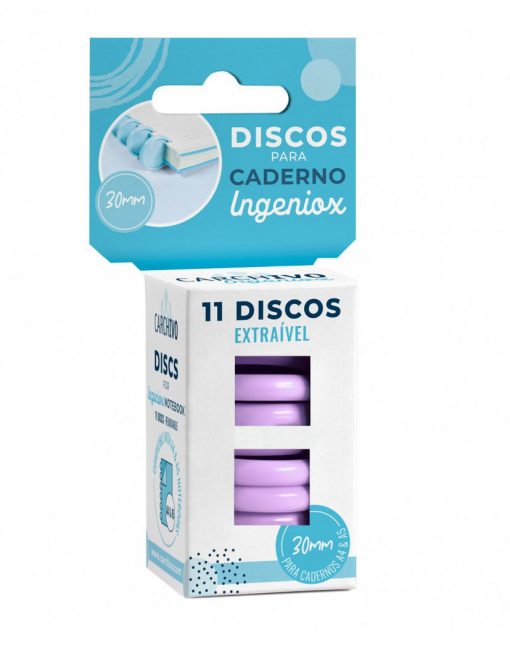 Discos p/ Cadernos Inteligentes Roxo- Carchivo