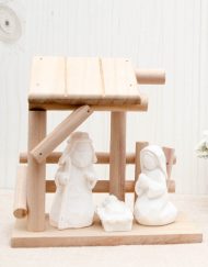 Presépio Infantil 3P c/ cabana
