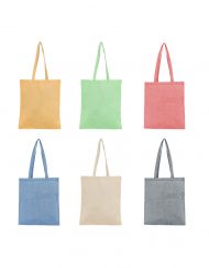 Saco de algodão reciclado 140gr, cores