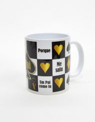 Caneca Ás Pai Preta