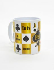 Caneca Ás Pai Dourado