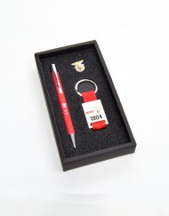 Conjunto Esferográfica, Porta Chaves e Pin Benfica