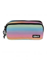 Estojo três compartimentos Ghuts, Plain Rainbow