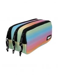 Estojo três compartimentos Ghuts, Plain Rainbow