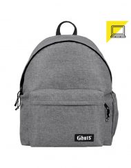Mochila Clássica PC Ghuts, Silver Grey