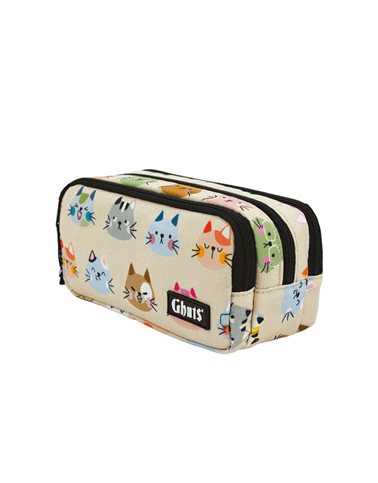 Estojo de três compartimentos Ghuts, Meow Mix