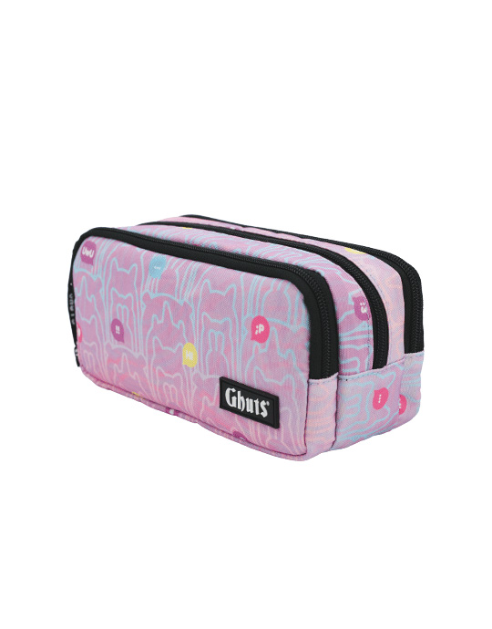 Estojo de três compartimentos Ghuts, Bubble Blush