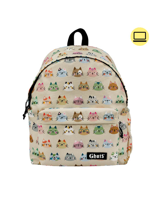 Mochila Clássica PC Ghuts, Meow Mix