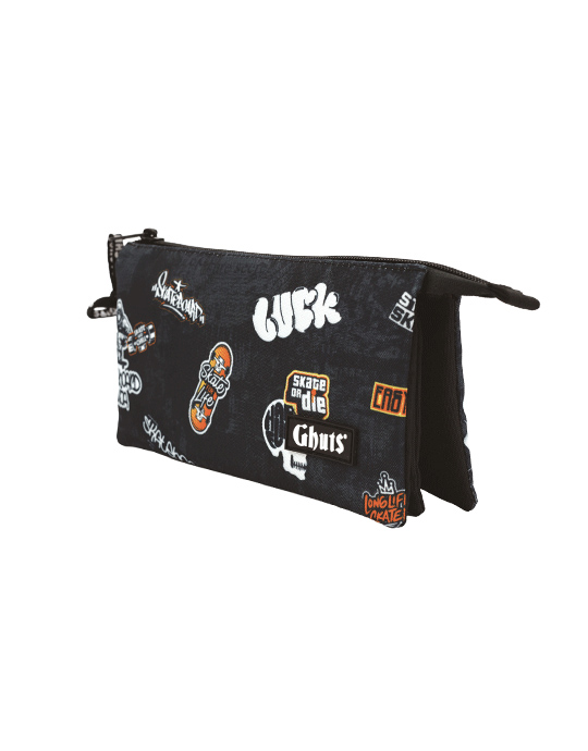 Estojo Triplo Ghuts, Sk8 Stickers