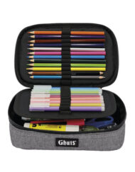 Estojo Retangular Grande Ghuts, Silver Grey