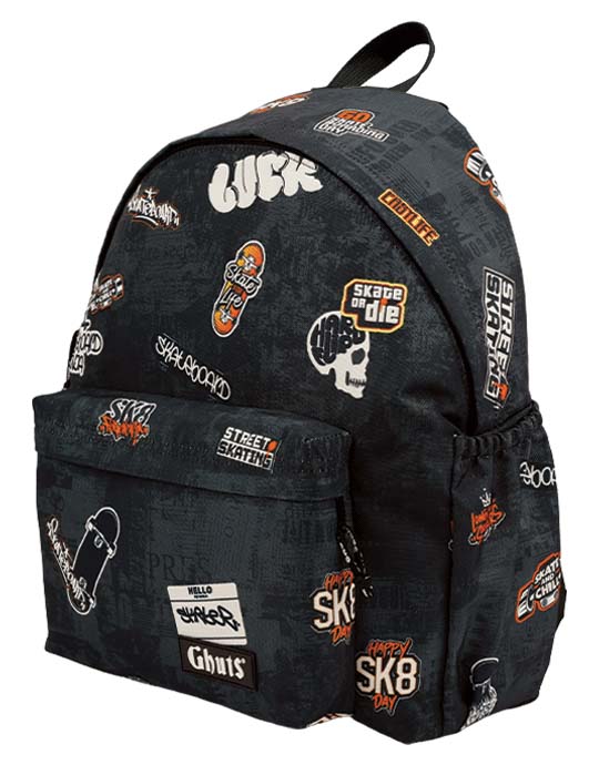 Mochila Clássica PC Ghuts, Sk8 Stickers